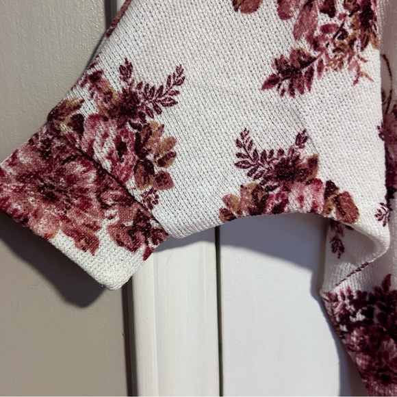 Pinque Stitch Fix Brushwood Crochet Trim Open Floral Cardigan | NWT | Size L - Picture 5 of 11